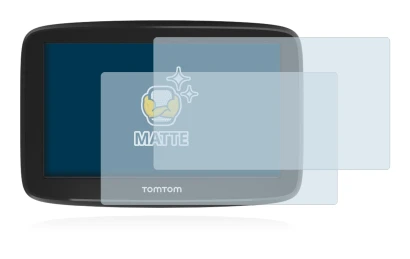 Immagine del dispositivo TomTom GO Basic 5" con un'ampia varietà di protezioni per lo schermo.