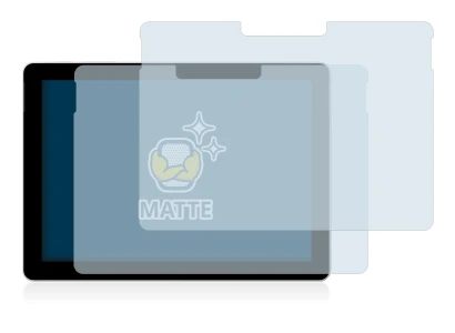 Immagine del dispositivo Microsoft Surface Go (1a Gen.) con un'ampia varietà di protezioni per lo schermo.