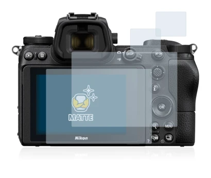Immagine del dispositivo Nikon Z 6 con un'ampia varietà di protezioni per lo schermo.