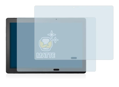 Immagine del dispositivo Lenovo Tab P10 (10,1") con un'ampia varietà di protezioni per lo schermo.