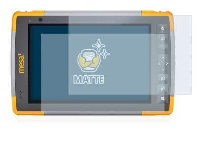 Immagine del dispositivo Juniper Systems Mesa 2 Rugged Tablet con un'ampia varietà di protezioni per lo schermo.