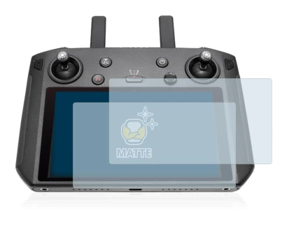 Immagine del dispositivo DJI Smart Controller con un'ampia varietà di protezioni per lo schermo.