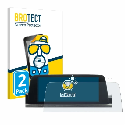 Parte frontale di una confezione del prodotto con il logo del marchio BROTECT. Accanto è raffigurato il dispositivo Ford Focus