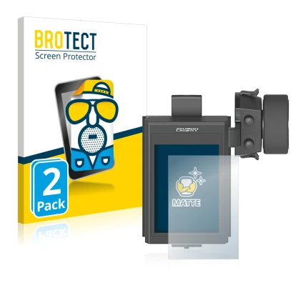Parte frontale di una confezione del prodotto con il logo del marchio BROTECT. Accanto è raffigurato il dispositivo FlySky FS-