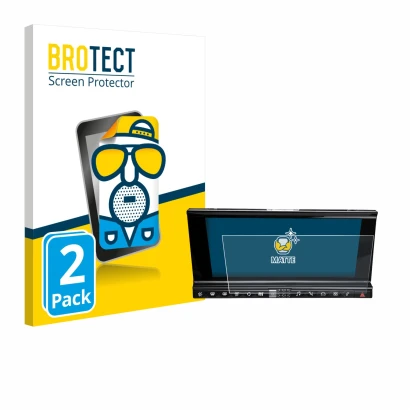 Parte frontale di una confezione del prodotto con il logo del marchio BROTECT. Accanto è raffigurato il dispositivo DS 7 Cross