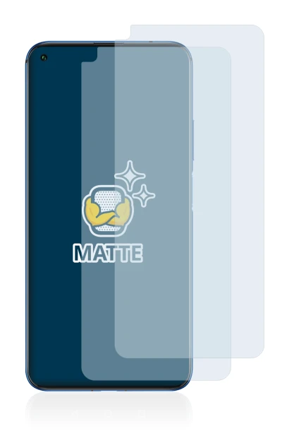 Immagine del dispositivo Huawei Nova 5T con un'ampia varietà di protezioni per lo schermo.