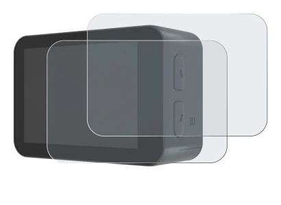 Immagine del dispositivo Akaso V50X con un'ampia varietà di protezioni per lo schermo.