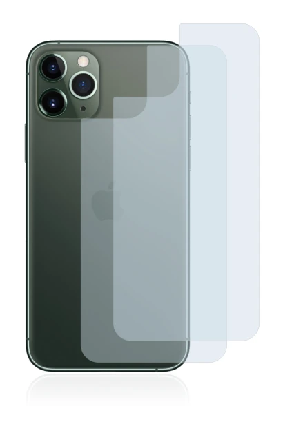 Immagine del dispositivo Apple iPhone 11 Pro (Posteriore) con un'ampia varietà di protezioni per lo schermo.