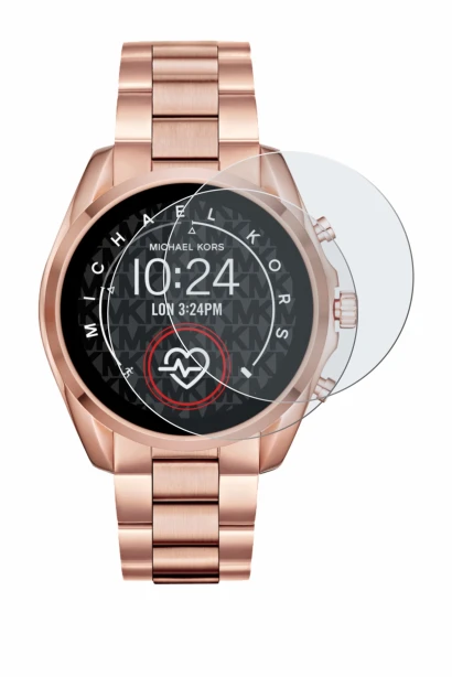 Immagine del dispositivo Michael Kors Access Bradshaw 2 con un'ampia varietà di protezioni per lo schermo.