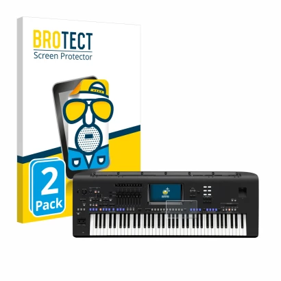 Parte frontale di una confezione del prodotto con il logo del marchio BROTECT. Accanto è raffigurato il dispositivo Yamaha Gen