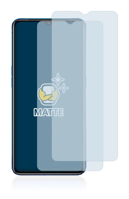 Immagine del dispositivo realme X2 Pro con un'ampia varietà di protezioni per lo schermo.