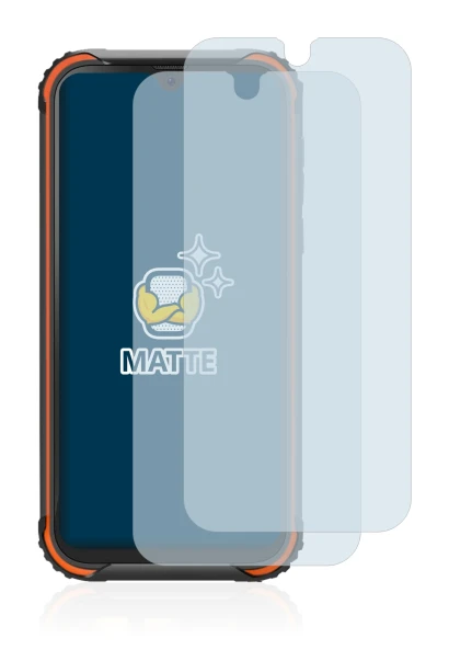 Immagine del dispositivo Blackview BV5900 con un'ampia varietà di protezioni per lo schermo.