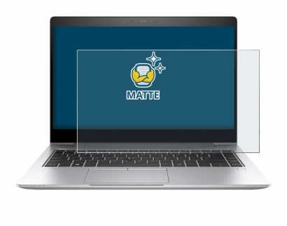 Immagine del dispositivo HP EliteBook 840 G6 con un'ampia varietà di protezioni per lo schermo.