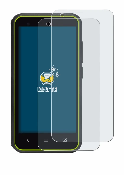 Immagine del dispositivo SkyCaddie SX400 con un'ampia varietà di protezioni per lo schermo.