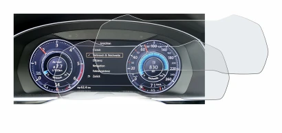 Immagine del dispositivo Volkswagen Passat Active Info Cockpit 12.3" con un'ampia varietà di protezioni per lo schermo.