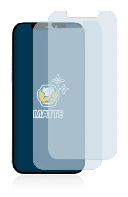 Immagine del dispositivo Apple iPhone 12 Pro Max con un'ampia varietà di protezioni per lo schermo.