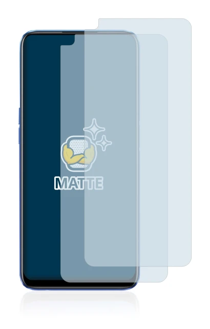 Immagine del dispositivo realme 6 con un'ampia varietà di protezioni per lo schermo.