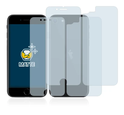 Immagine del dispositivo Apple iPhone SE 2 2020 (Fronte+Retro) con un'ampia varietà di protezioni per lo schermo.