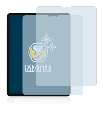 Immagine del dispositivo Apple iPad 12.9" Pro 2020 (4a Gen.) con un'ampia varietà di protezioni per lo schermo.