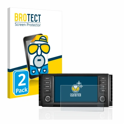 Parte frontale di una confezione del prodotto con il logo del marchio BROTECT. Accanto è raffigurato il dispositivo Seat Leon 