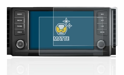 Immagine del dispositivo Seat Leon 5F 2018 Media System Plus 2016 8" con un'ampia varietà di protezioni per lo schermo.