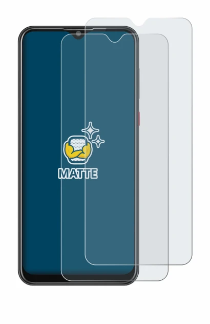 Immagine del dispositivo ZTE Blade 10 Smart con un'ampia varietà di protezioni per lo schermo.