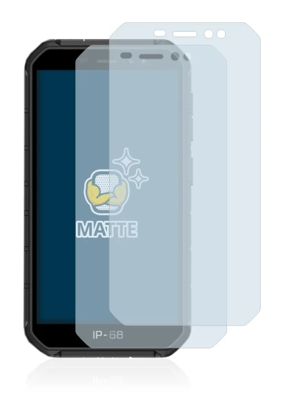 Immagine del dispositivo Ulefone Armor X7 Pro con un'ampia varietà di protezioni per lo schermo.