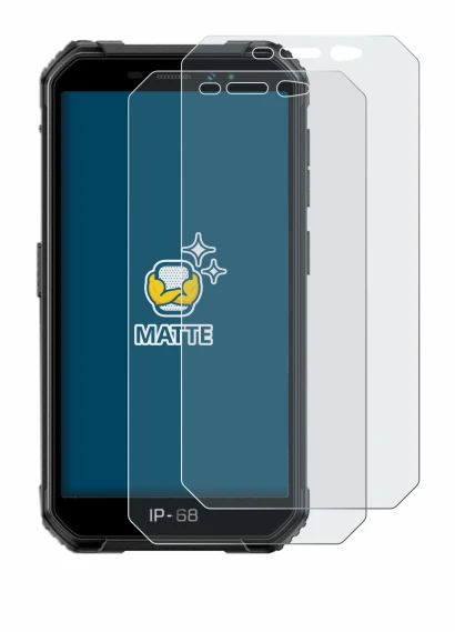 Immagine del dispositivo Ulefone Armor X6 con un'ampia varietà di protezioni per lo schermo.