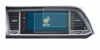 Immagine del dispositivo Seat Cupra Ateca Facelift 2021 MiB 3 con un'ampia varietà di protezioni per lo schermo.