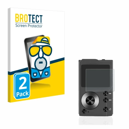 Parte frontale di una confezione del prodotto con il logo del marchio BROTECT. Accanto è raffigurato il dispositivo Surfans F2