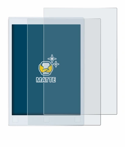 Immagine del dispositivo reMarkable 2 con un'ampia varietà di protezioni per lo schermo.