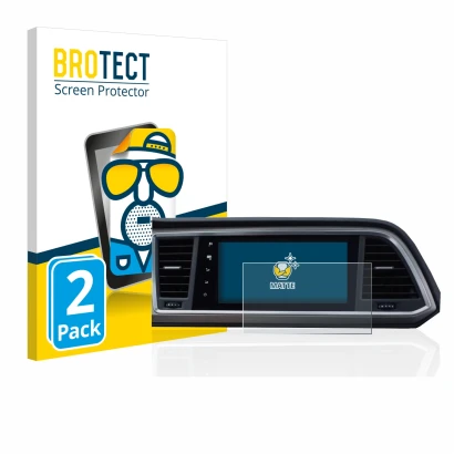 Parte frontale di una confezione del prodotto con il logo del marchio BROTECT. Accanto è raffigurato il dispositivo Seat Ateca