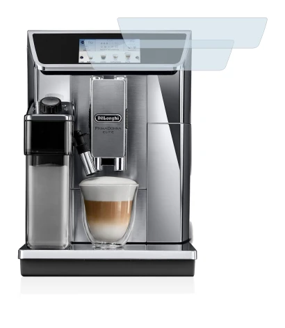 Immagine del dispositivo DeLonghi PrimaDonna Elite Experience ECAM656.85.MS con un'ampia varietà di protezioni per lo schermo.