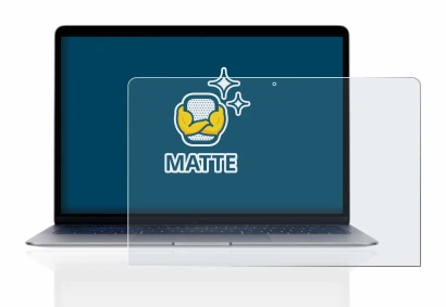 Immagine del dispositivo Apple MacBook Air 13" 2020 con un'ampia varietà di protezioni per lo schermo.