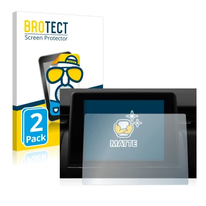 Parte frontale di una confezione del prodotto con il logo del marchio BROTECT. Accanto è raffigurato il dispositivo Renault Zo