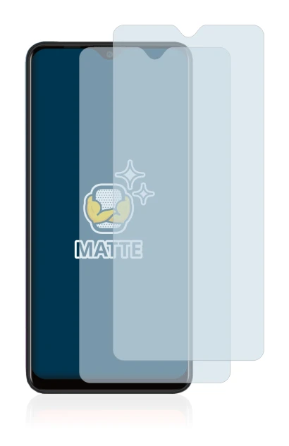 Immagine del dispositivo Blackview A80 Plus con un'ampia varietà di protezioni per lo schermo.