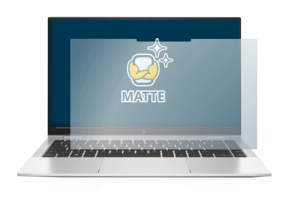 Immagine del dispositivo HP Elitebook x360 1040 G7 con un'ampia varietà di protezioni per lo schermo.