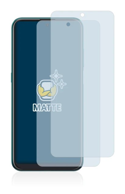 Immagine del dispositivo Nokia X20 con un'ampia varietà di protezioni per lo schermo.