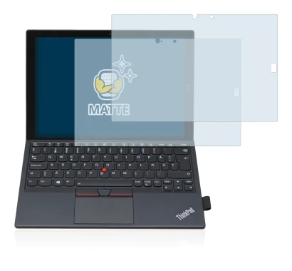 Immagine del dispositivo Lenovo ThinkPad X1 Tablet Gen 2 con un'ampia varietà di protezioni per lo schermo.
