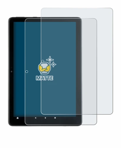 Immagine del dispositivo Amazon Fire HD 10 2021 (11a Gen.) con un'ampia varietà di protezioni per lo schermo.