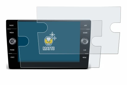 Immagine del dispositivo Volkswagen T6 2021 Discover Media 8" con un'ampia varietà di protezioni per lo schermo.