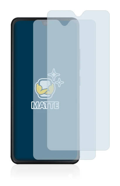 Immagine del dispositivo Cubot Note 7 con un'ampia varietà di protezioni per lo schermo.