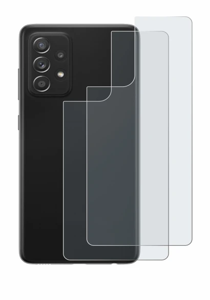 Immagine del dispositivo Samsung Galaxy A52s 5G (Posteriore) con un'ampia varietà di protezioni per lo schermo.