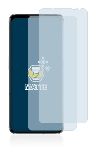 Immagine del dispositivo ZTE Nubia Red Magic 6s Pro con un'ampia varietà di protezioni per lo schermo.