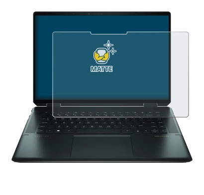 Immagine del dispositivo HP Spectre x360 16" 2-in-1 2021 con un'ampia varietà di protezioni per lo schermo.