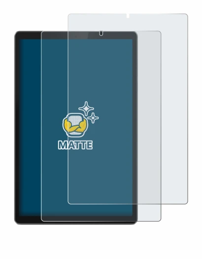 Immagine del dispositivo Lenovo Tab TB-X306F con un'ampia varietà di protezioni per lo schermo.