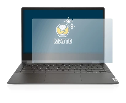 Immagine del dispositivo Lenovo IdeaPad Flex 5i 13.3" con un'ampia varietà di protezioni per lo schermo.