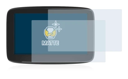 Immagine del dispositivo TomTom GO Classic 5" con un'ampia varietà di protezioni per lo schermo.