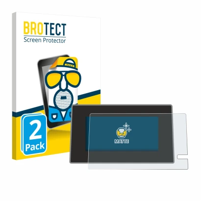 Parte frontale di una confezione del prodotto con il logo del marchio BROTECT. Accanto è raffigurato il dispositivo Renault Tr