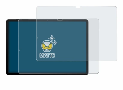 Immagine del dispositivo Samsung Galaxy Tab S8 Plus WiFi con un'ampia varietà di protezioni per lo schermo.